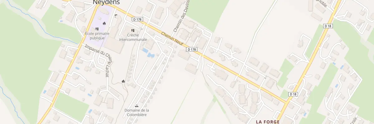Plan du 260 Che Neuf à Neydens