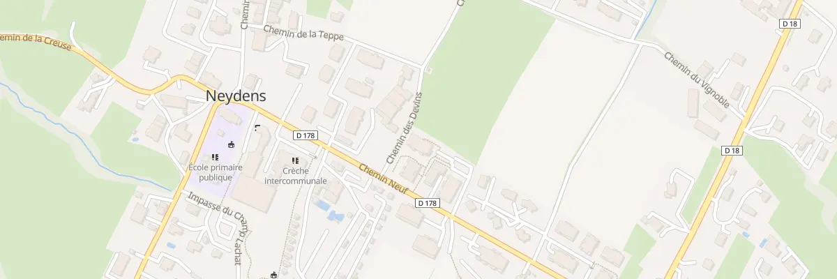 Plan du 261 Che Neuf à Neydens
