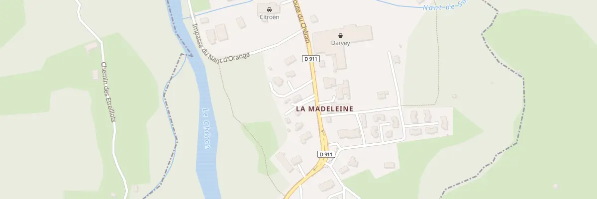 Plan du 5240 La Madeleine à Lescheraines