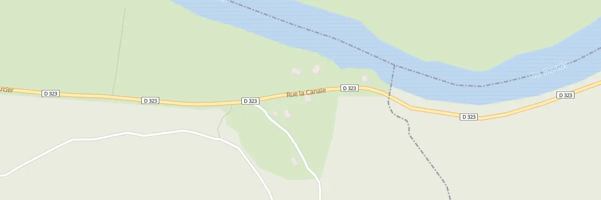 Plan du 2 Rue de la Canaie à Chalèze