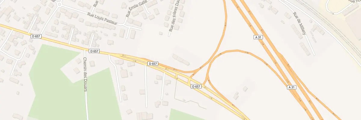Plan du 117 Rte Nationale 57 à Belleville