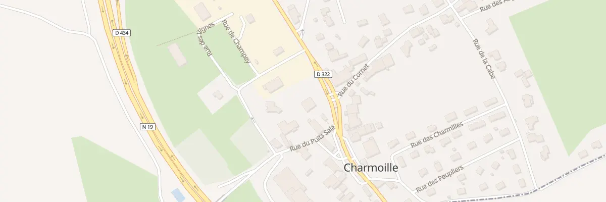 Plan du 11 Gr Grande Rue à Charmoille