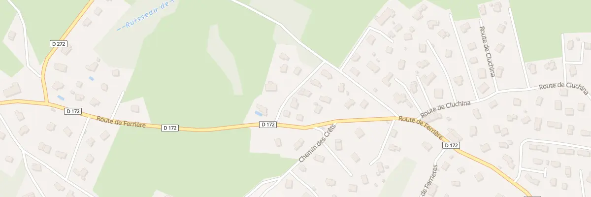 Plan du 233 Rte de Tettachenaz à Cuvat