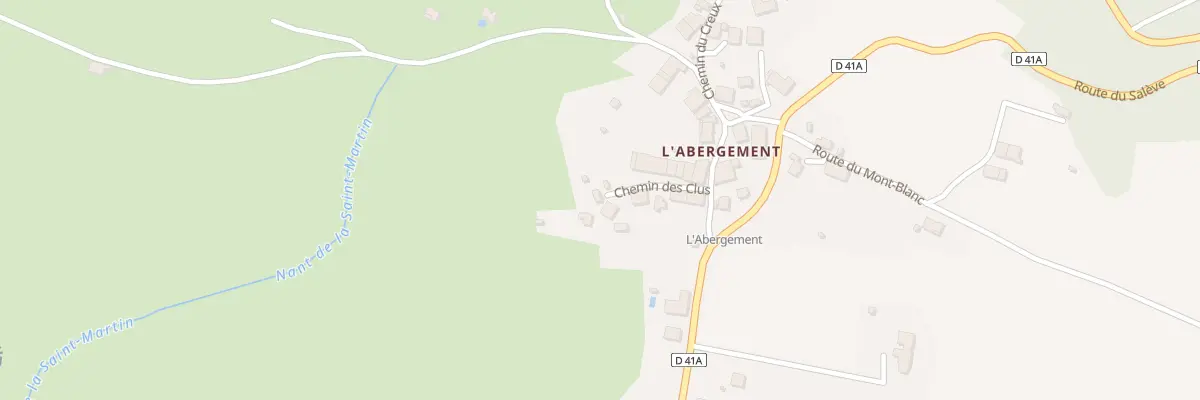 Plan du 90 Che des Clus à Cruseilles