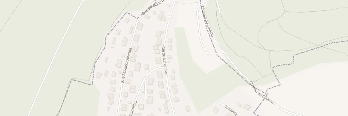 Plan du 84 Rue du Val de Fer à Neuves-Maisons