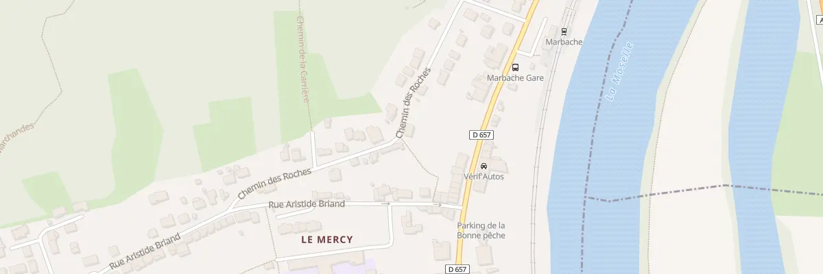 Plan du 7 Che des Roches à Marbache