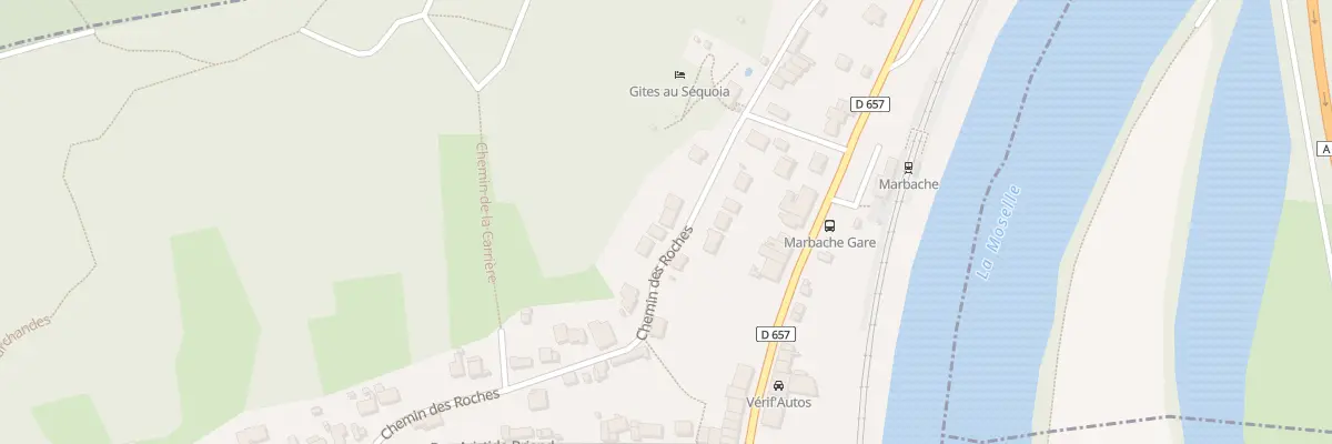 Plan du 28 Che des Roches à Marbache