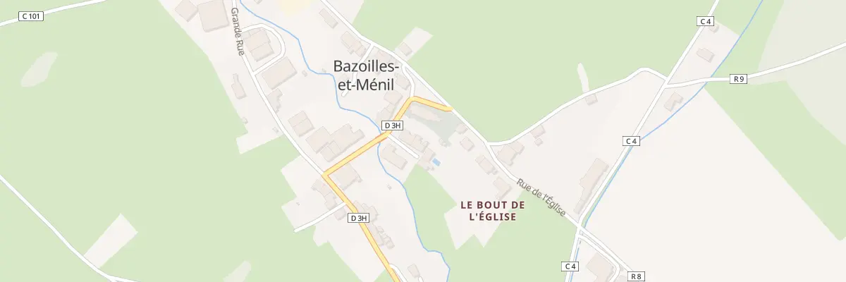 Plan du 76 Rue de Boulac à Bazoilles-et-Ménil