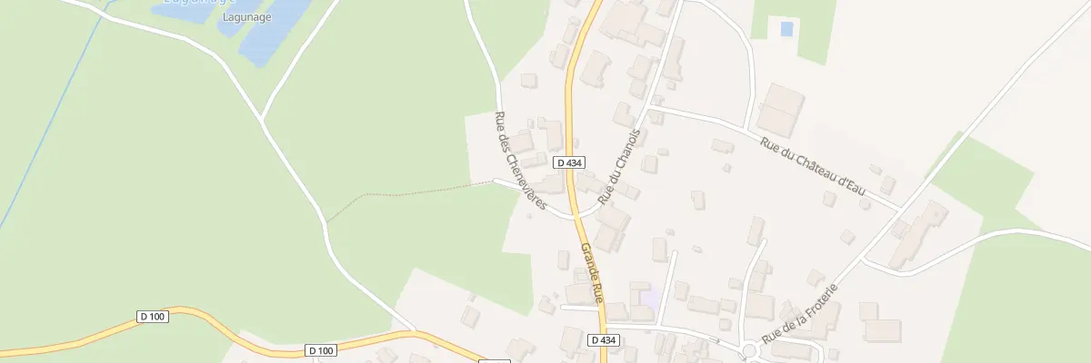 Plan du 2 Rue des Chenevières à Bougnon