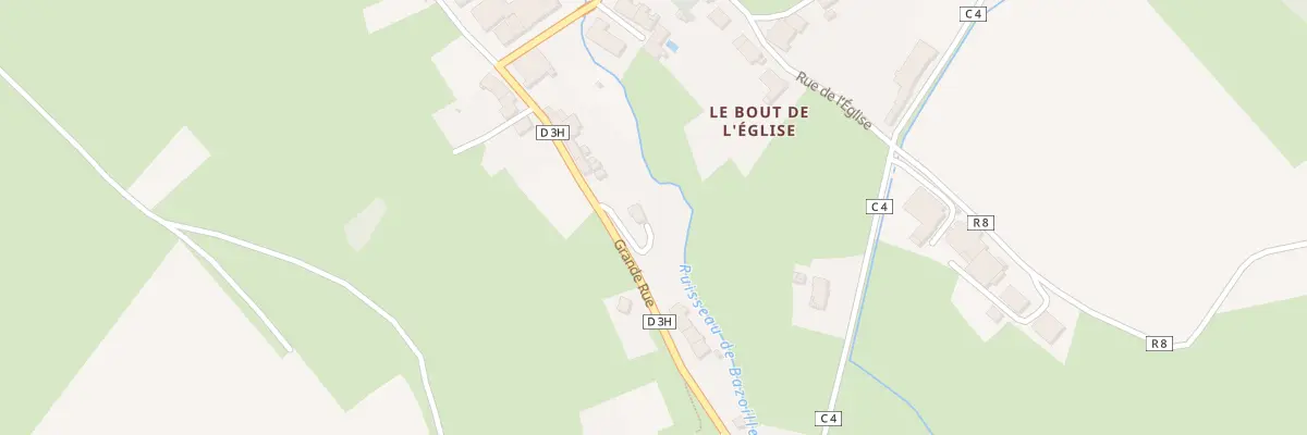 Plan du 250 Grande Rue à Bazoilles-et-Ménil