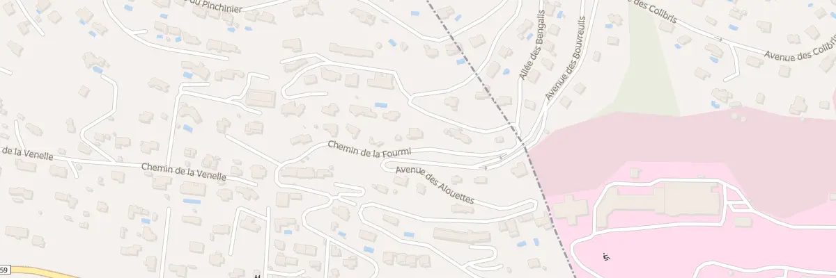 Plan du 535 Che de la Fourmi à Carqueiranne
