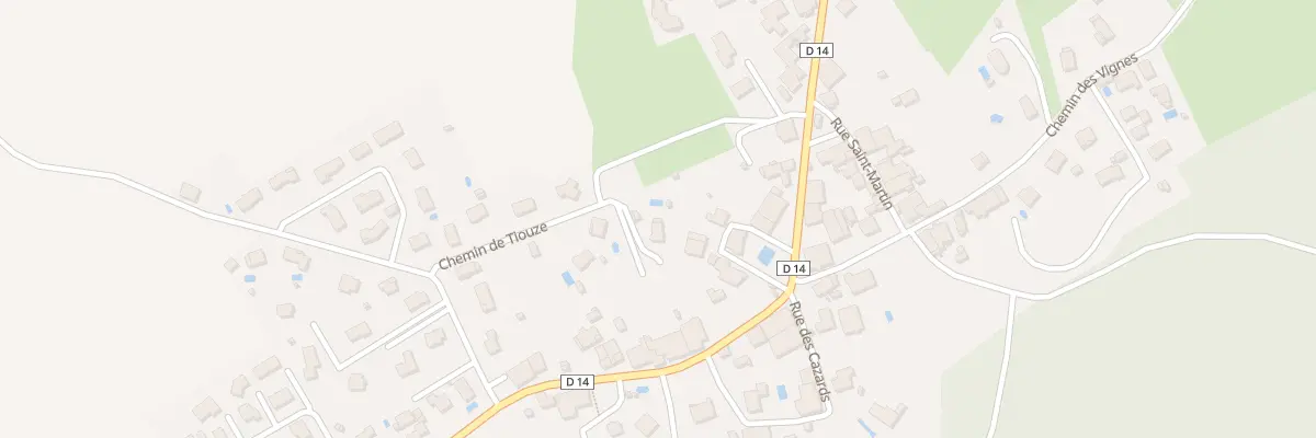 Plan du 9 Che de Tiouzé à Venise