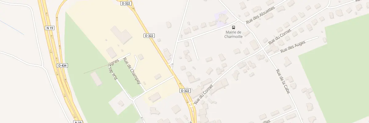 Plan du 6 Imp du Stade à Charmoille