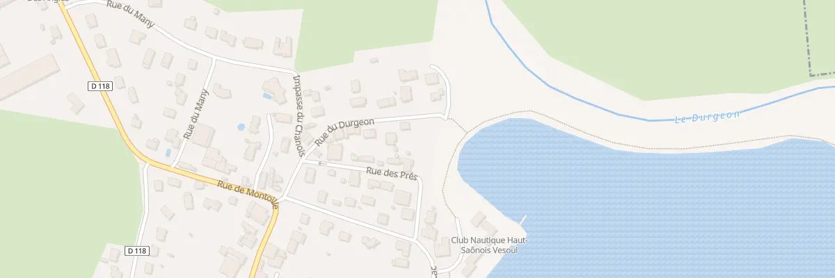 Plan du 18 Rue du Durgeon à Vaivre-et-Montoille
