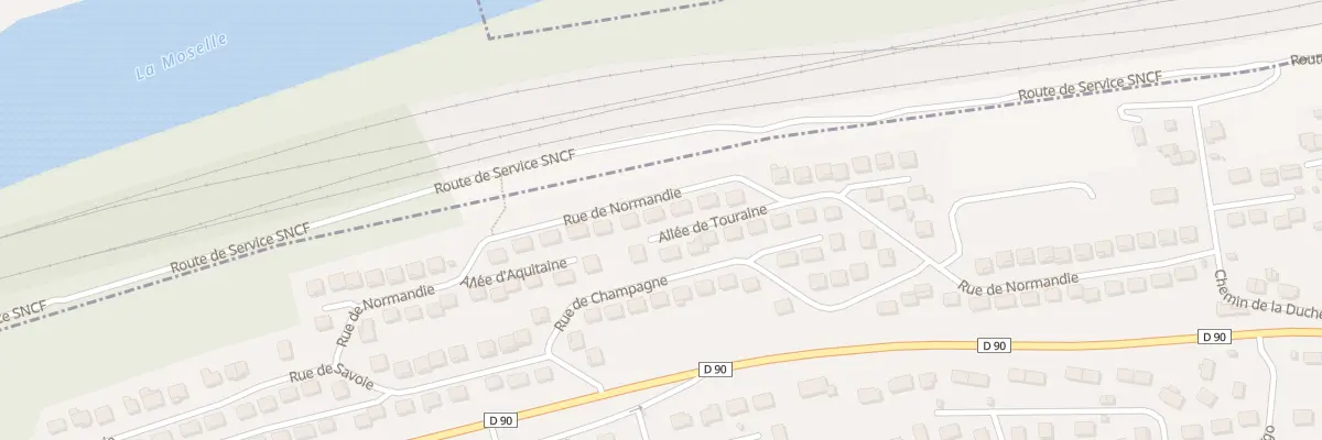 Plan du 38 Rue de Normandie à Frouard