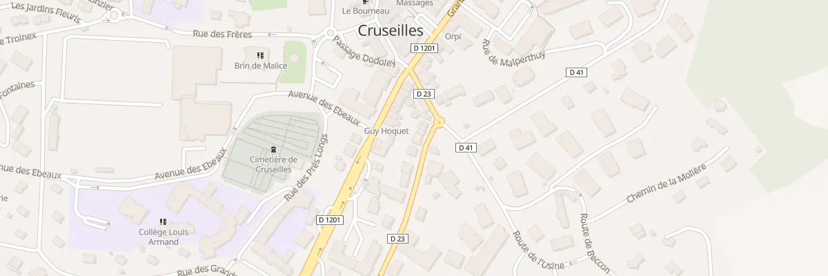 Plan du 90 Che des Clus à Cruseilles
