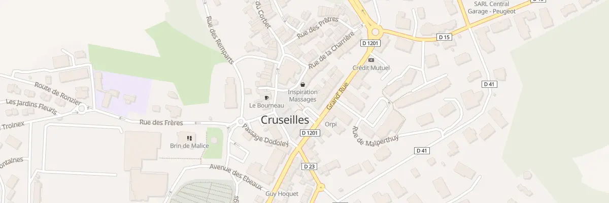 Plan du 46 Pl de l’Eglise à Cruseilles