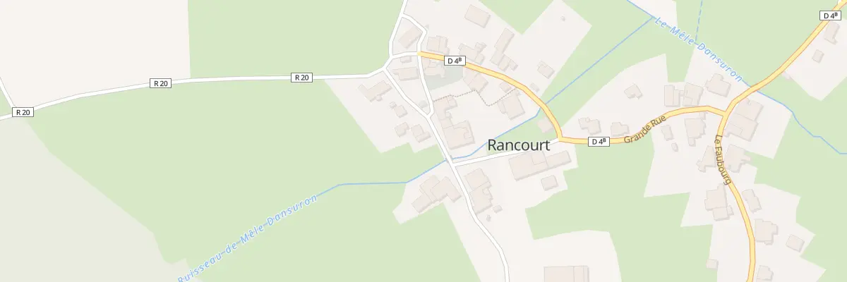 Plan du 98 Rue de l’Atre à Rancourt