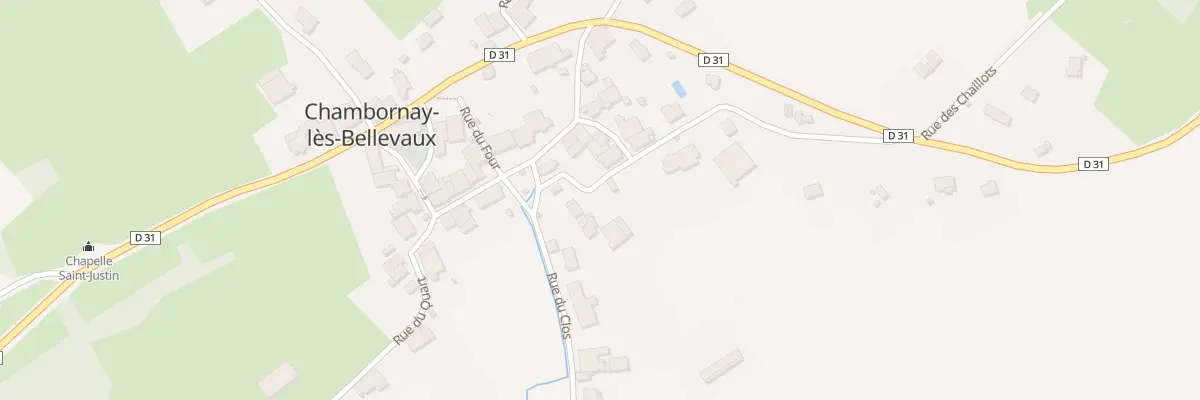 Plan du 1 Rue du Clos à Chambornay-lès-Bellevaux