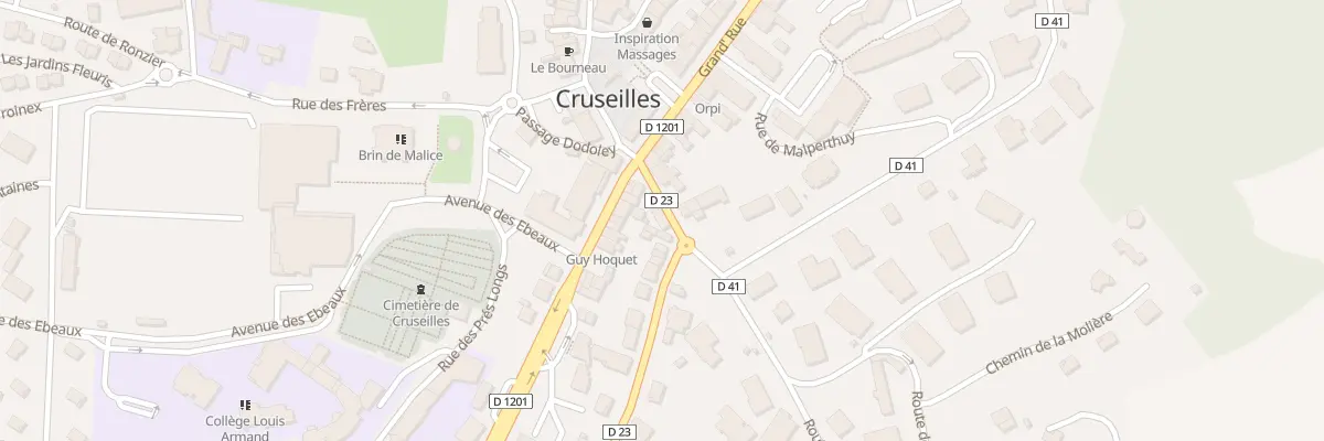 Plan du 48 Rte du Suet à Cruseilles