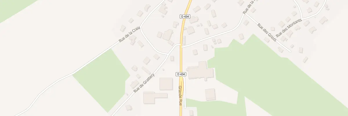Plan du 1 Grande Rue à Bougnon