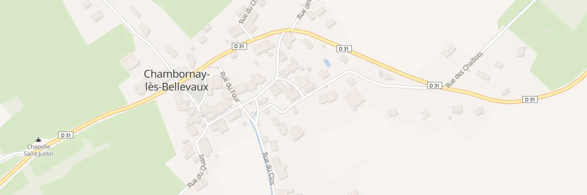 Plan du 1 Rue du Chatelard à Chambornay-lès-Bellevaux