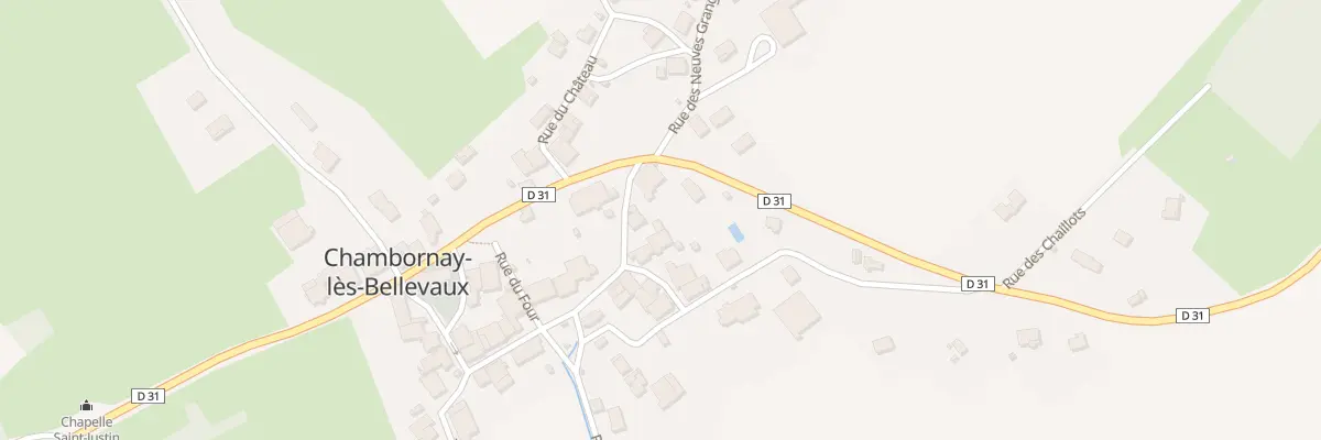 Plan du 3 Rue du Treuil à Chambornay-lès-Bellevaux