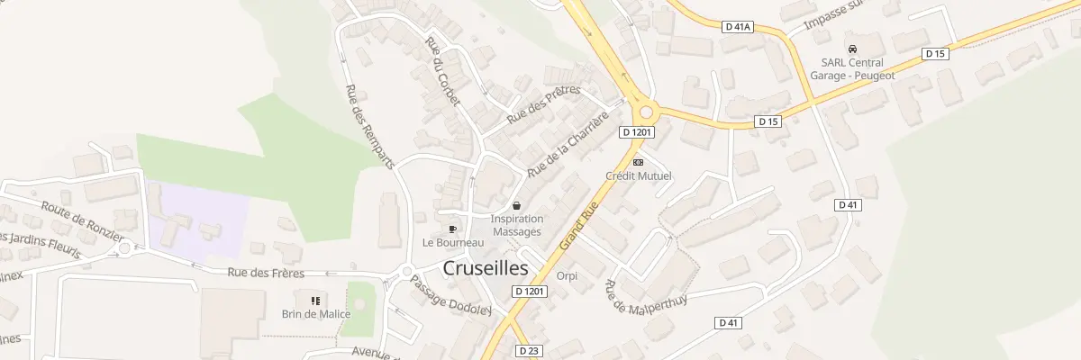 Plan du 78 Pl de l’Eglise à Cruseilles
