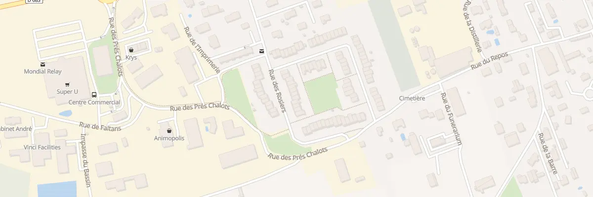 Plan du 5357 La Route à Roche-lez-Beaupré