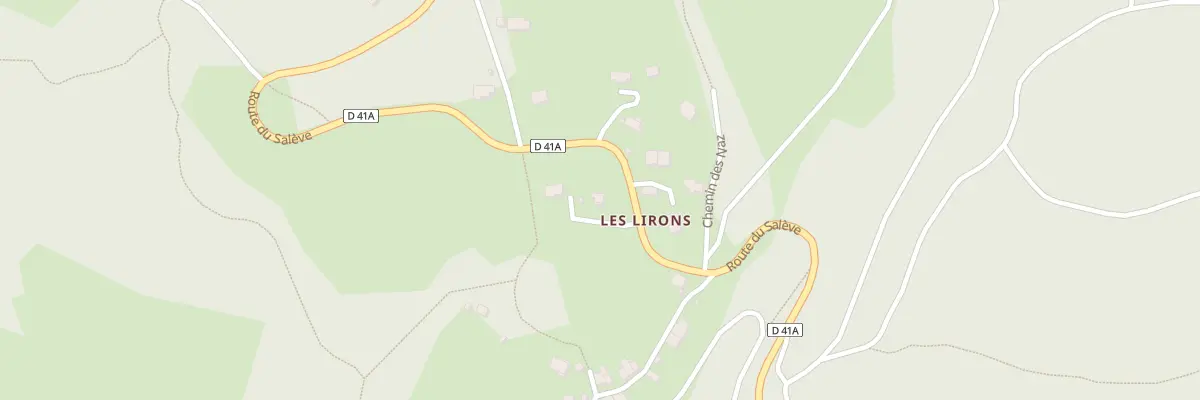Plan du 3557 Rte du Salève à Cruseilles