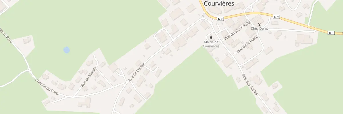 Plan du 13 Rue de Cuvier à Courvières