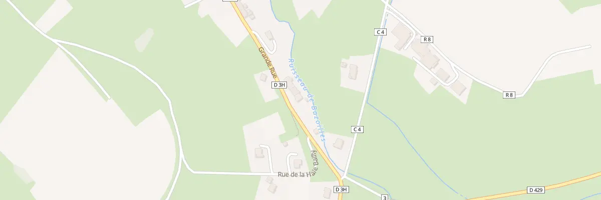 Plan du 140 Grande Rue à Bazoilles-et-Ménil