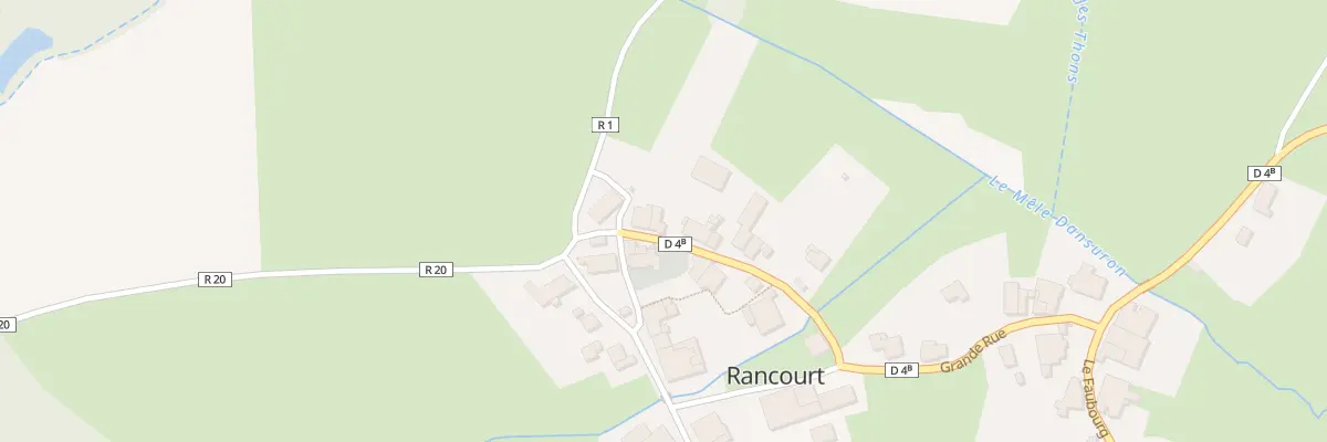 Plan du 168 Rue Graboué à Rancourt