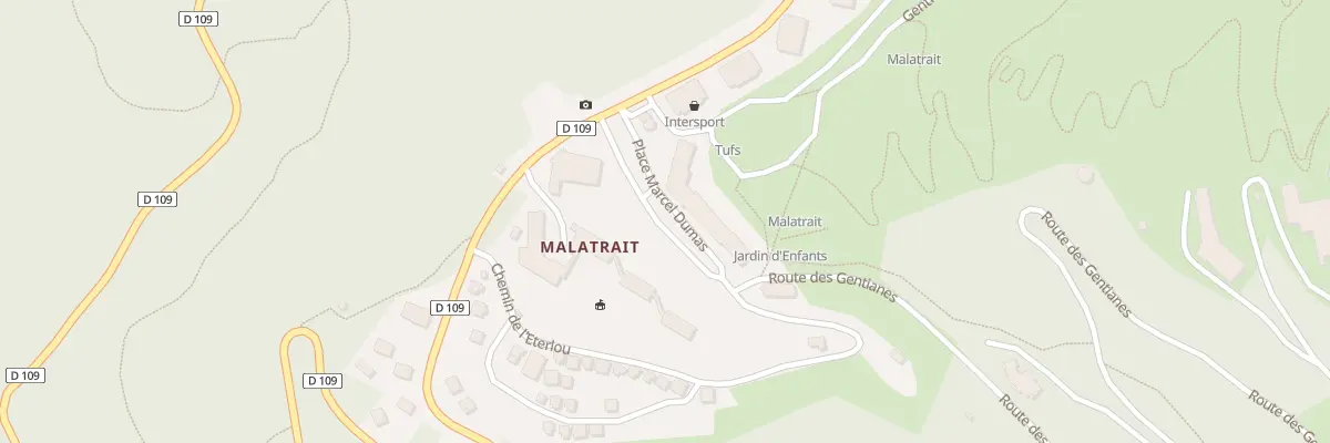 Plan du 5913 Le Malatray à Allevard