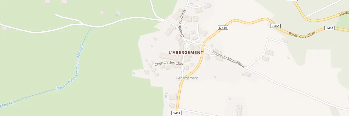 Plan du 34 Che des Clus à Cruseilles