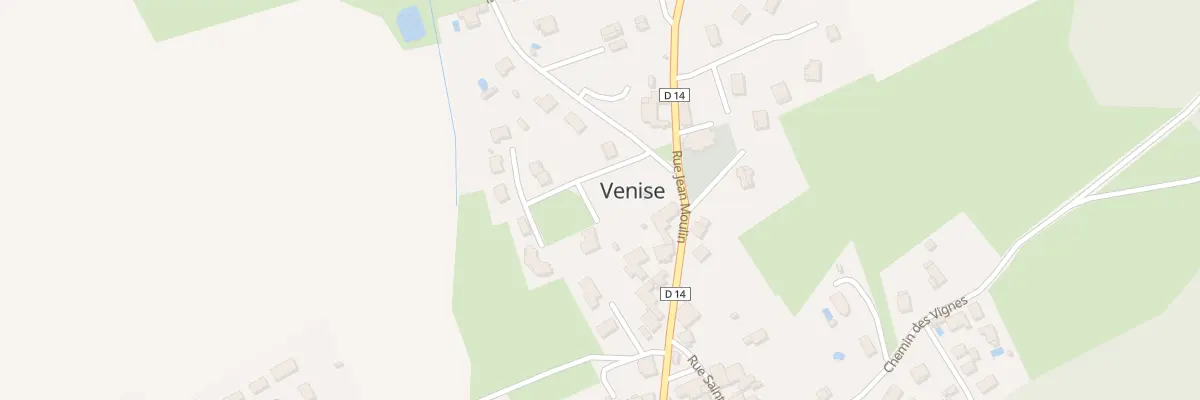 Plan du 1T Che des Saules à Venise