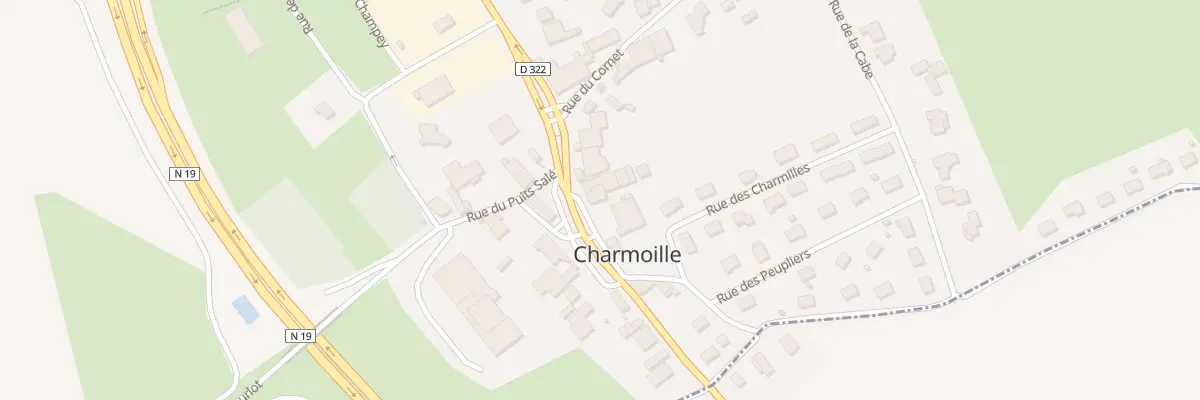 Plan du 12 Gr Grande Rue à Charmoille