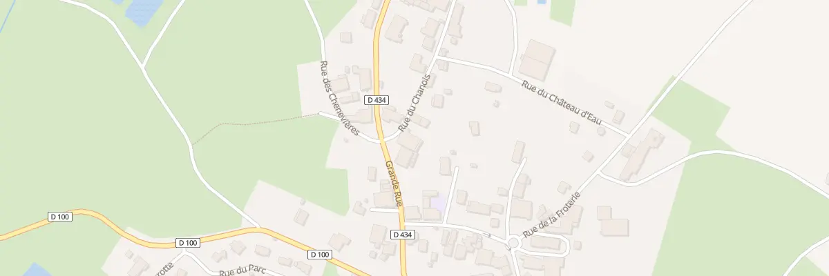 Plan du 2 Rue du Chanois à Bougnon