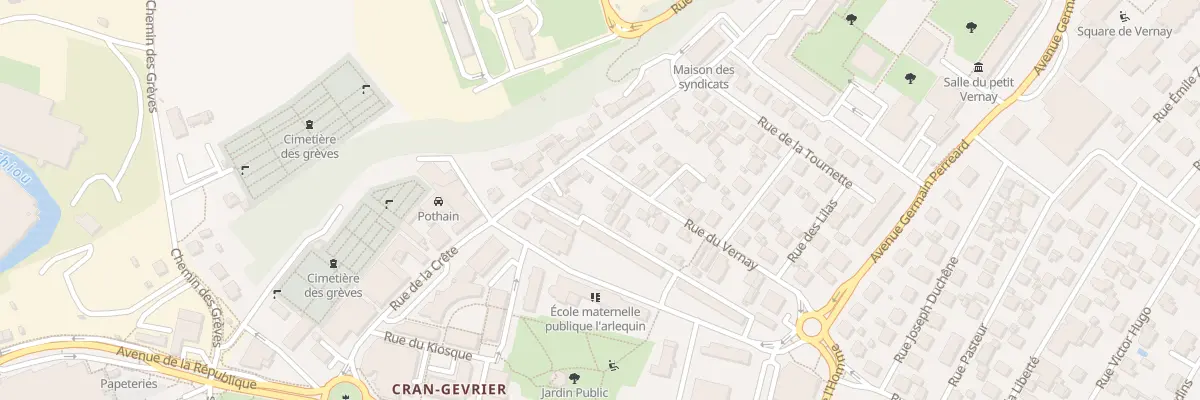 Plan du 39 Rue du Vernay à Annecy