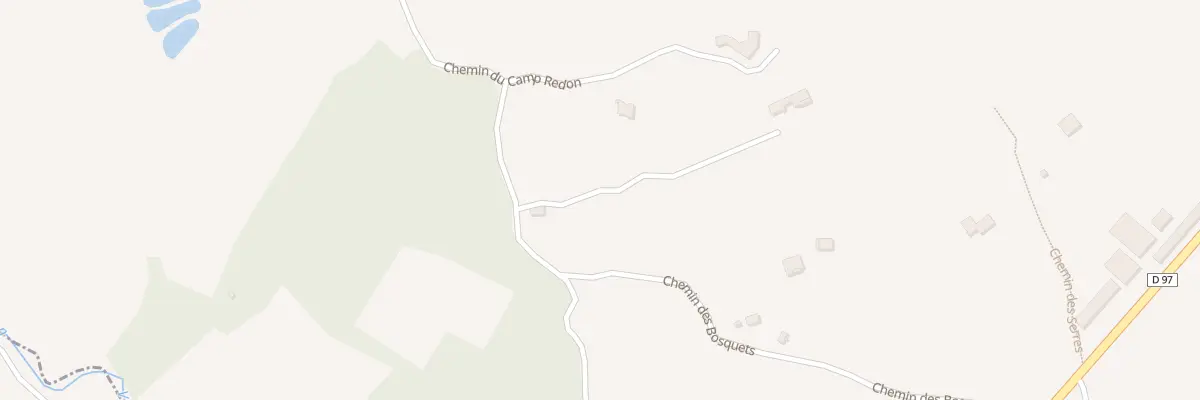 Plan du 596B Che du Camp Redon à Puget-Ville