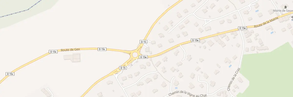 Plan du 30 Rte de Divonne à Sauverny