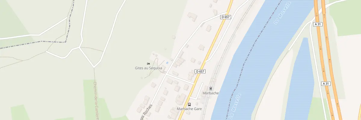 Plan du 17C Che des Roches à Marbache