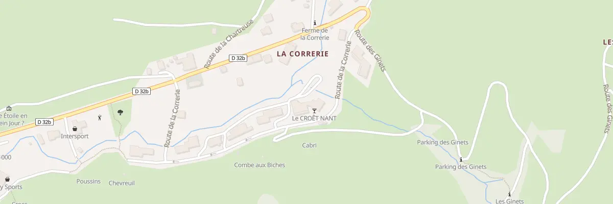 Plan du 910 Rte de la Correrie à Aillon-le-Jeune