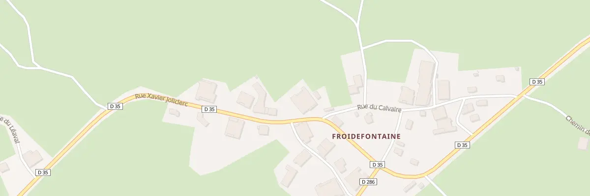 Plan du 8 Rue Xavier Joliclerc à Mignovillard