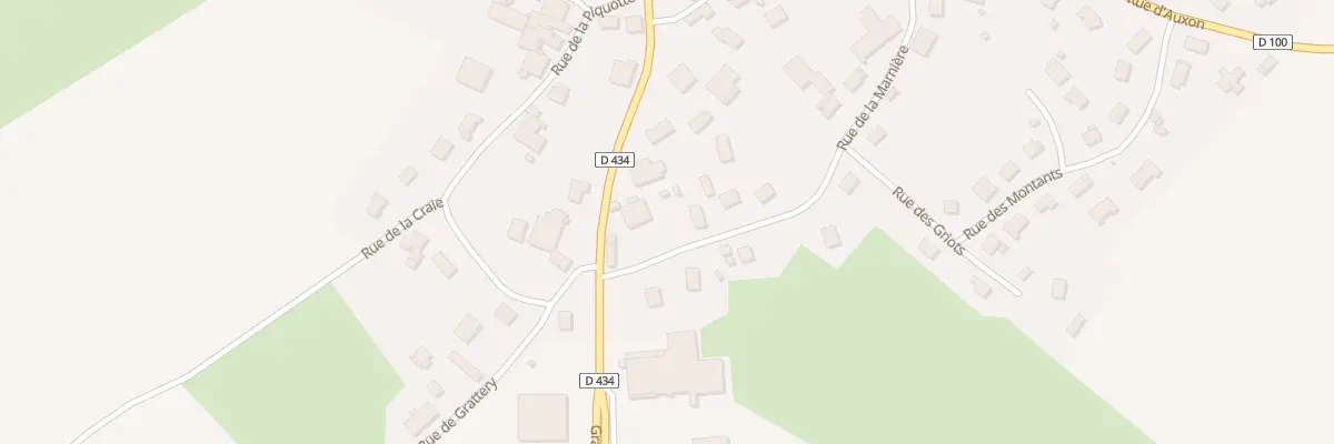 Plan du 3 Rue de la Marnière à Bougnon