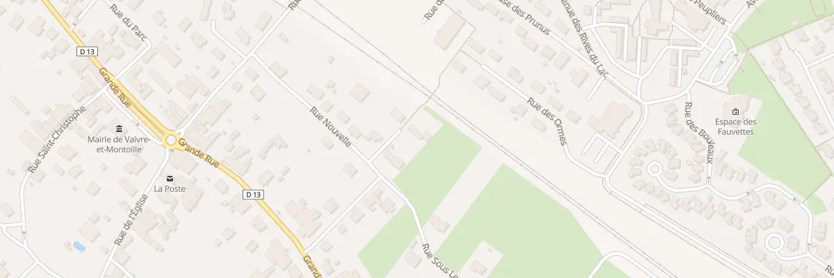 Plan du 12B Rue Nouvelle à Vaivre-et-Montoille