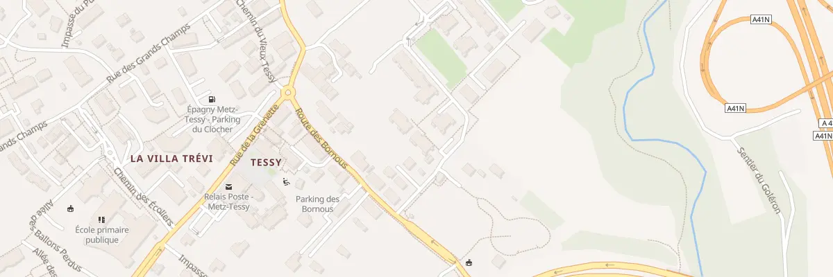 Plan du 69 Rue des Genottes à Epagny Metz-Tessy