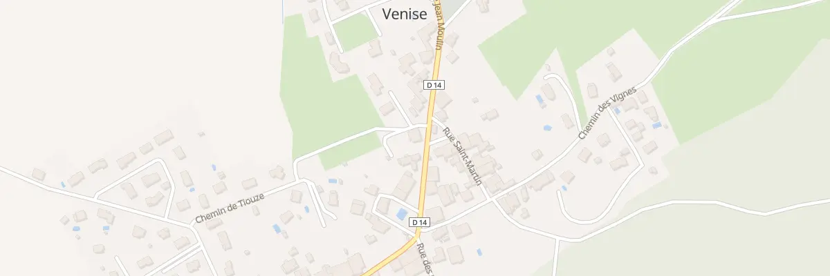 Plan du 25 Rue Jean Moulin à Venise