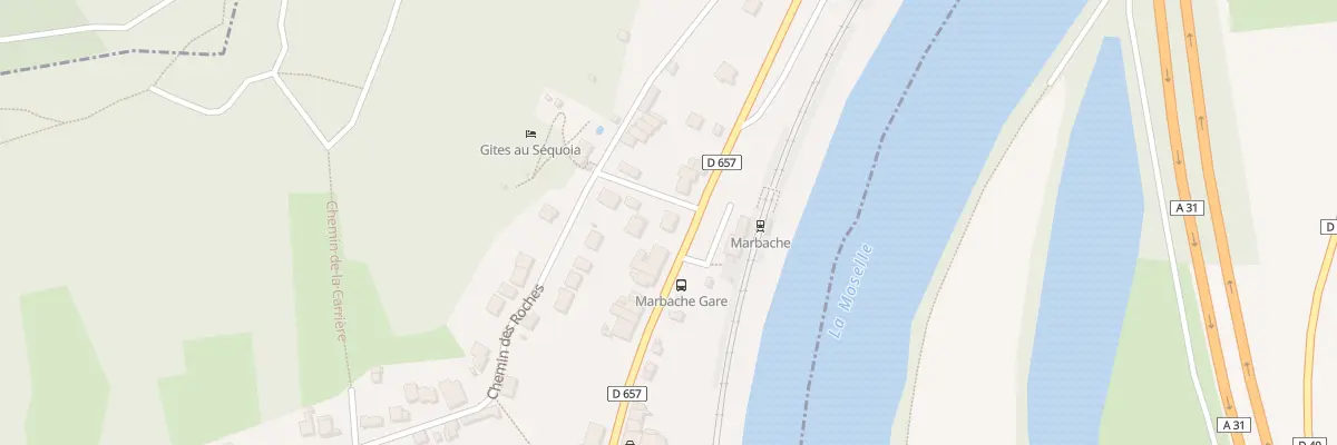 Plan du 2A Rue du Noyer La Plume à Marbache