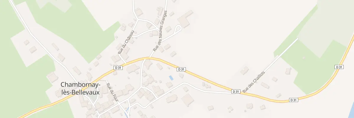 Plan du 13B Rue Saint Justin à Chambornay-lès-Bellevaux